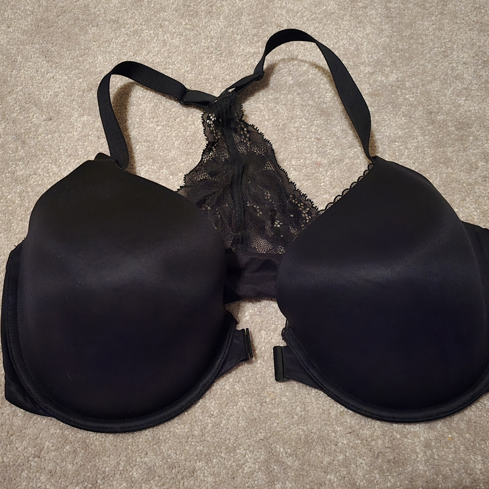 Victoria's Secret Black Lace Racerback Bra